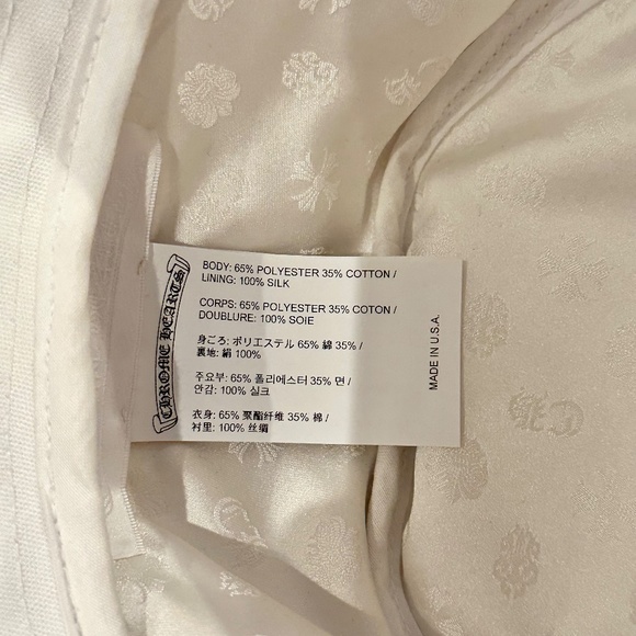 CHROME HEARTS Matty Boy "99 Eyes" Bucket Hat White Size M - Picture 3 of 6